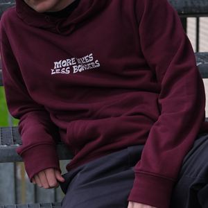 Hoodie – burgundy 1