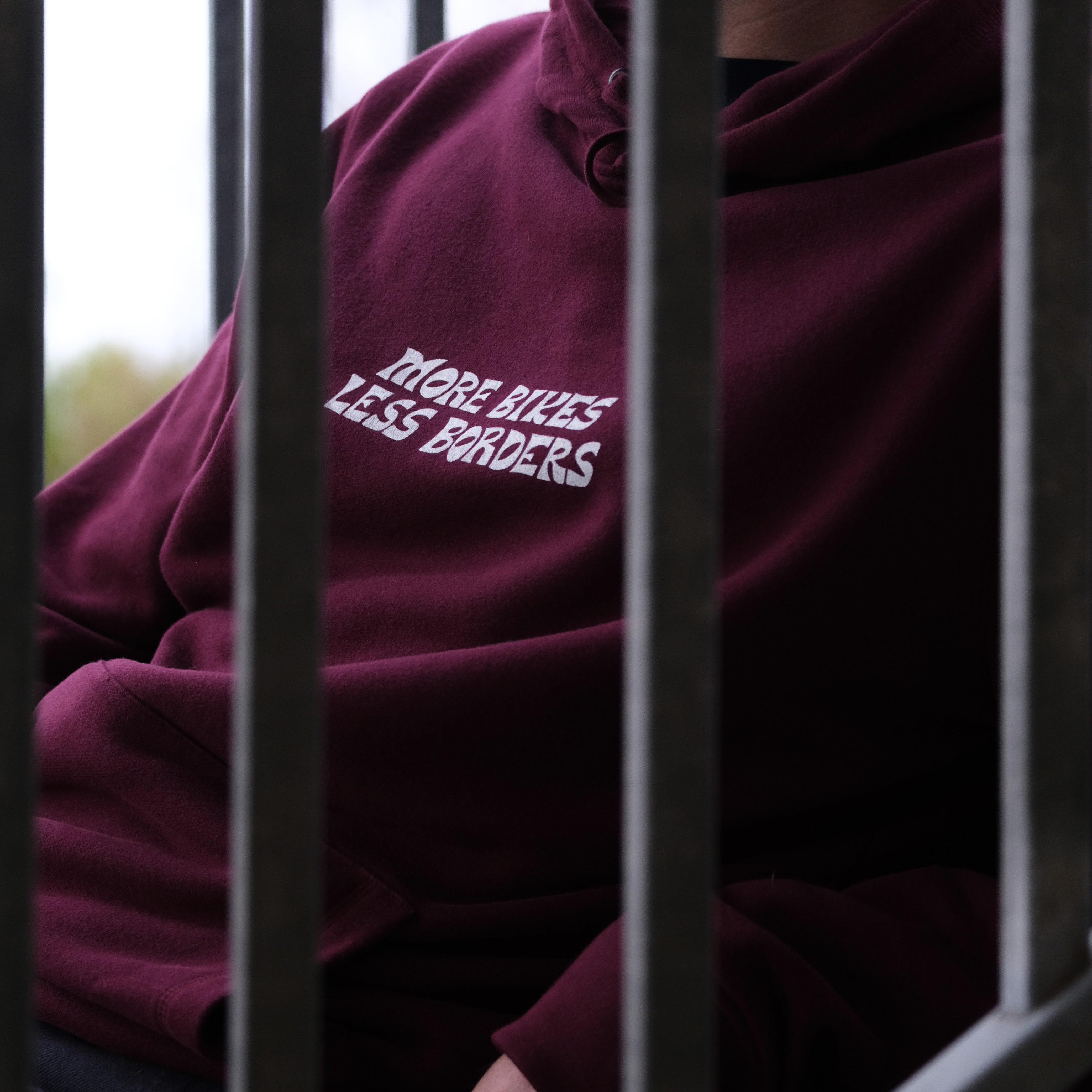 Hoodie – burgundy 2